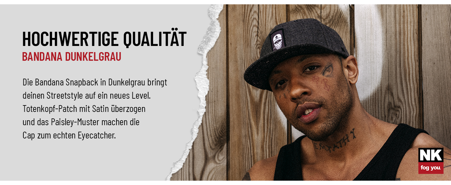 Кепка-снэпбек Nebelkind унісекс з принтом бандана, сіра бейсболка з прямим візерунком, регульована streetwear стиль
