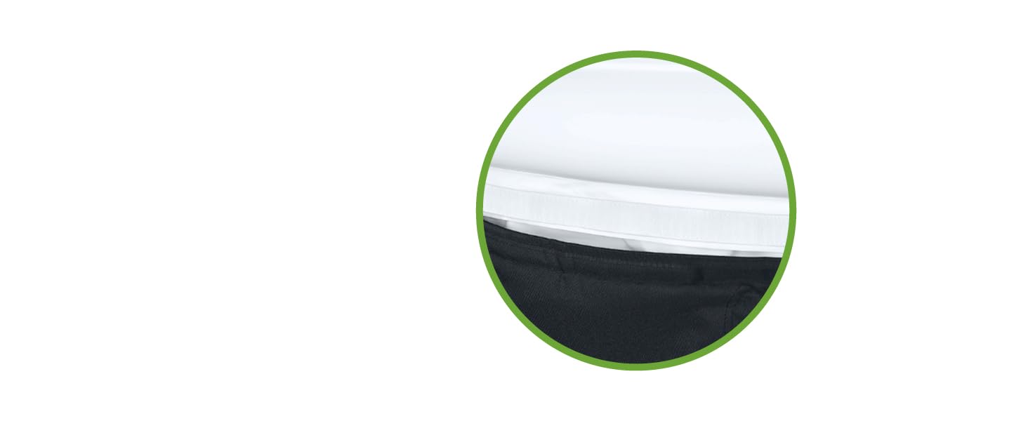 Естонна 320 L – Складана ванна для дорослих, для відпочинку та холодотерапії з насосом, кришкою, клапаном та підтримуючі трубки – Міцна ванна з ПВХ