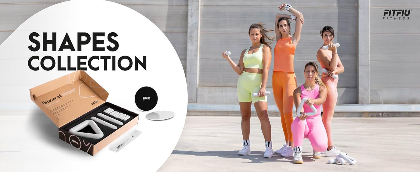 Браслети-ваги Fitfiu Fitness Rectangular Wrist - Набір 2 шт по 0,5 кг, біле м'яке силікон, для зап'ястя та щиколотки