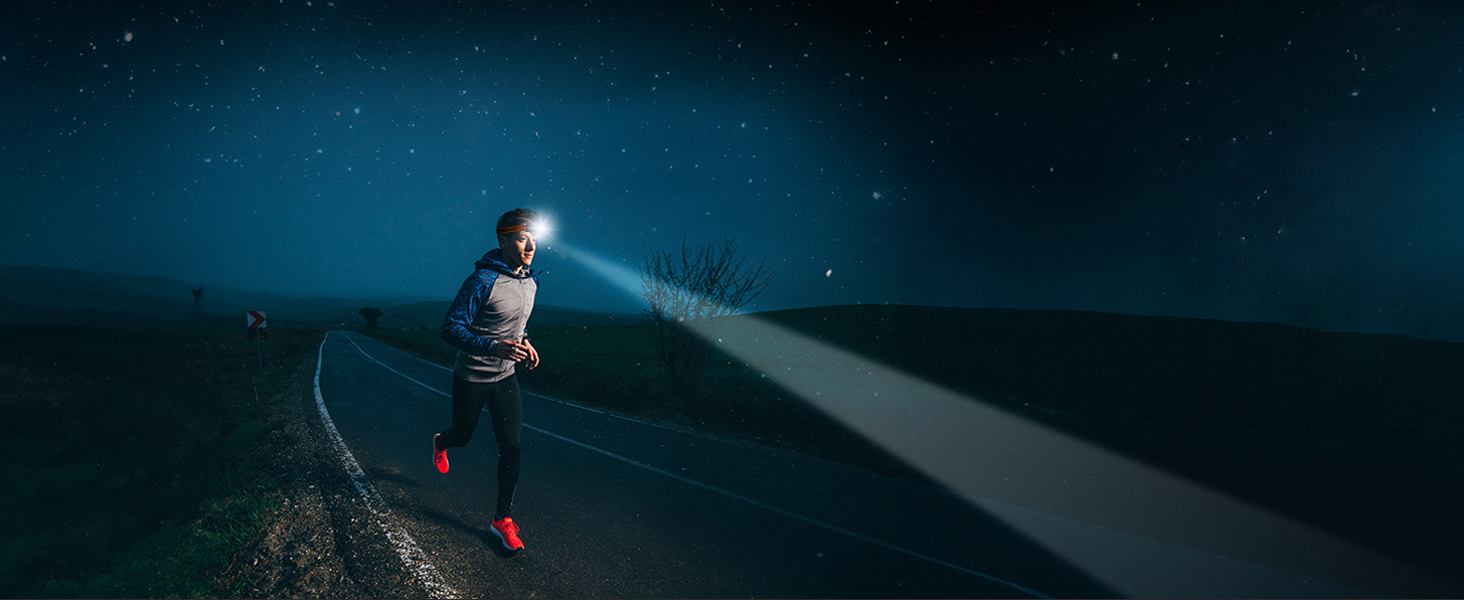 Налобний ліхтар SuperFire LED, 2 шт., перезаряджається USB, з червоним миготком, 5 режимів, регульований, для дорослих та дітей, біг, рибалка, кемпінг, водонепроникний, чорний