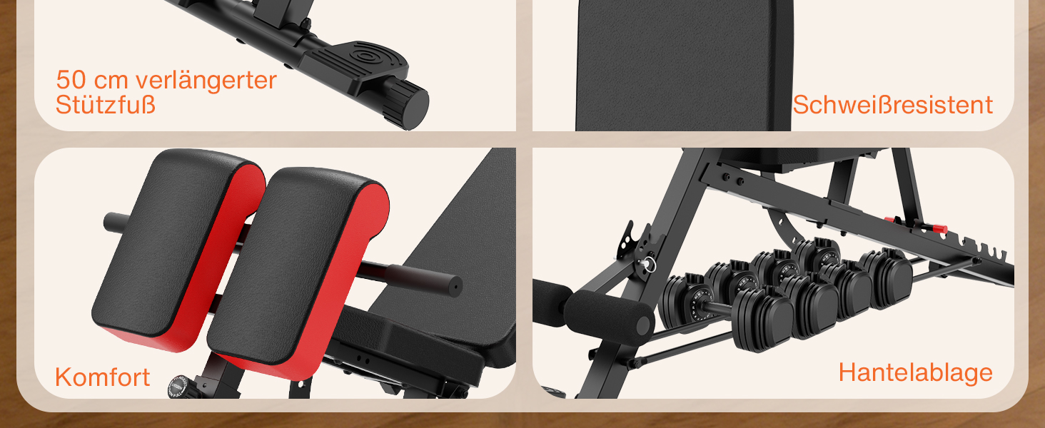 DH FitLife 2026 Преміум Тренажерний комплекс 6-в-1: регульована лава для жиму, гіперекстензія, тренажер для дому та фітнесу