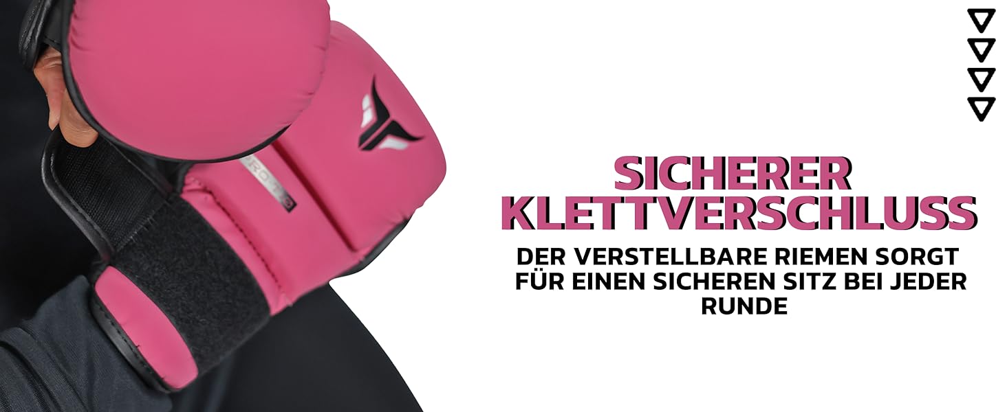 MMA рукавички Mytra Fusion для жінок, 7oz, відкрита вентильована долоня, для спарингу, рожеві