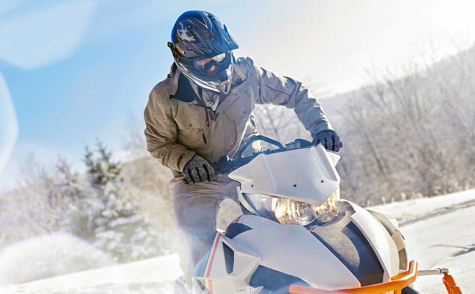 Зимові рукавички MOREOK для чоловіків та жінок -30°C, 3M Thinsulate, неслизькі, для велосипеда, спорту, сенсорного екрану, катання на лижах, піших прогулянок, мотоцикла (темно-сірий, S)