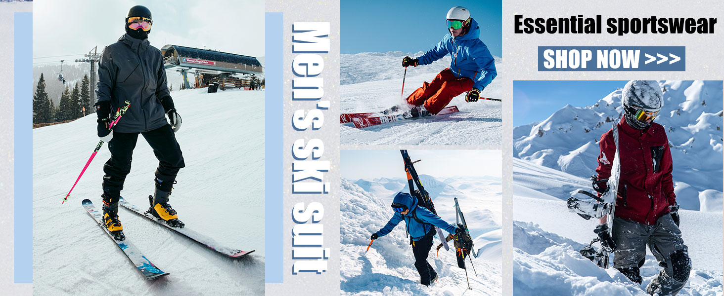 Костюм чоловічий гірськолижний HOTIAN, комплект куртка та штани, теплий зимовий костюм для сноубордингу, катання на лижах, походів, альпінізму, XL, червоно-біло-чорний