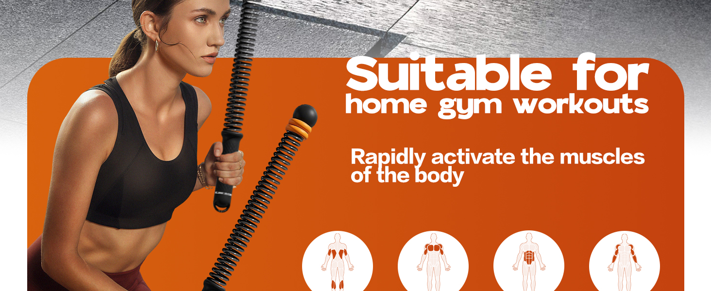 Бойові мотузки Battle Ropes з регульованою довжиною для фітнесу та кросфіту (з сумкою)