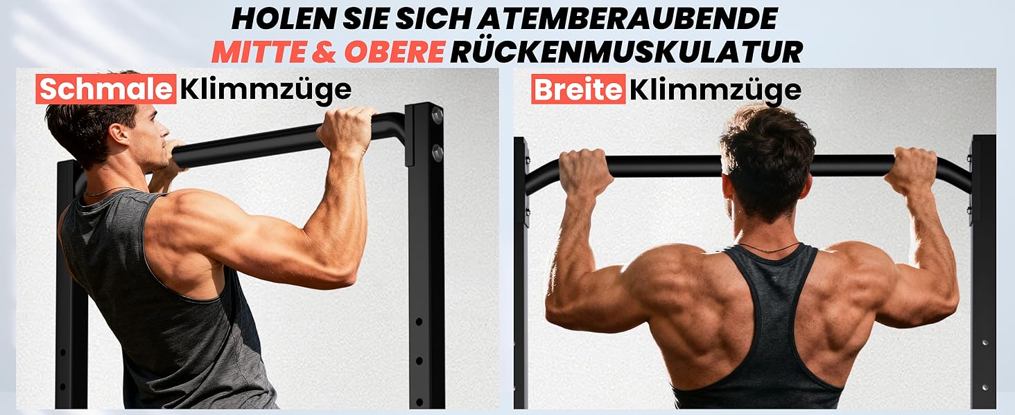 Стійка для віджимань та підтягувань DOBESTS - багатофункціональний фітнес-тренажер, регульована висота, чорний