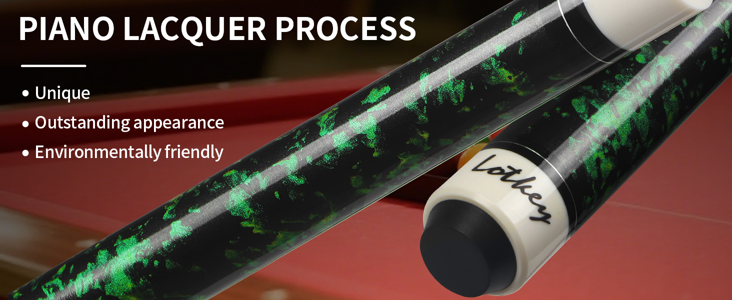 Більярдний кий Horse Billardqueue-Set зі штучним канадським кленом, 58 дюймів, вага 18-21 oz, 2 крейди, для дорослих