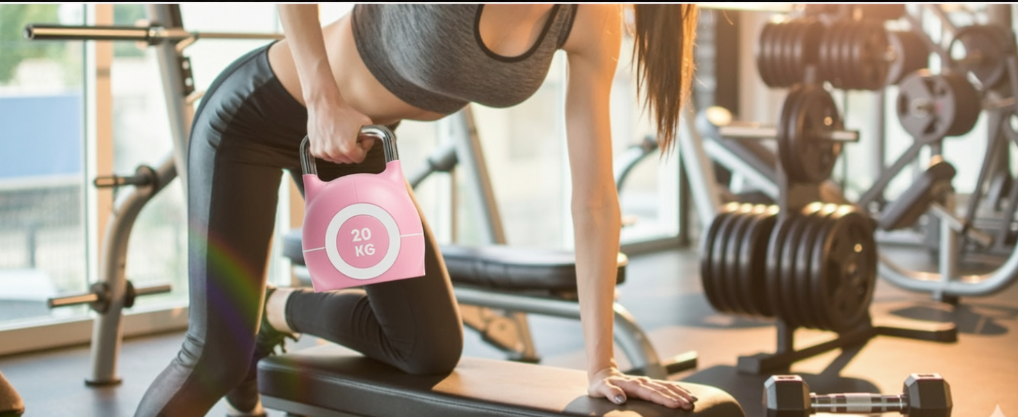 Регульована гриф-гантель 7-в-1 для домашнього спортзалу Kettlebell - набір гантелей для фітнесу вдома