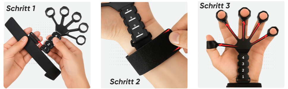 Набір для тренування рук FUNFLEX: 5шт. (підсилювач сили, розтягувач пальців, тренажер зап'ястя)