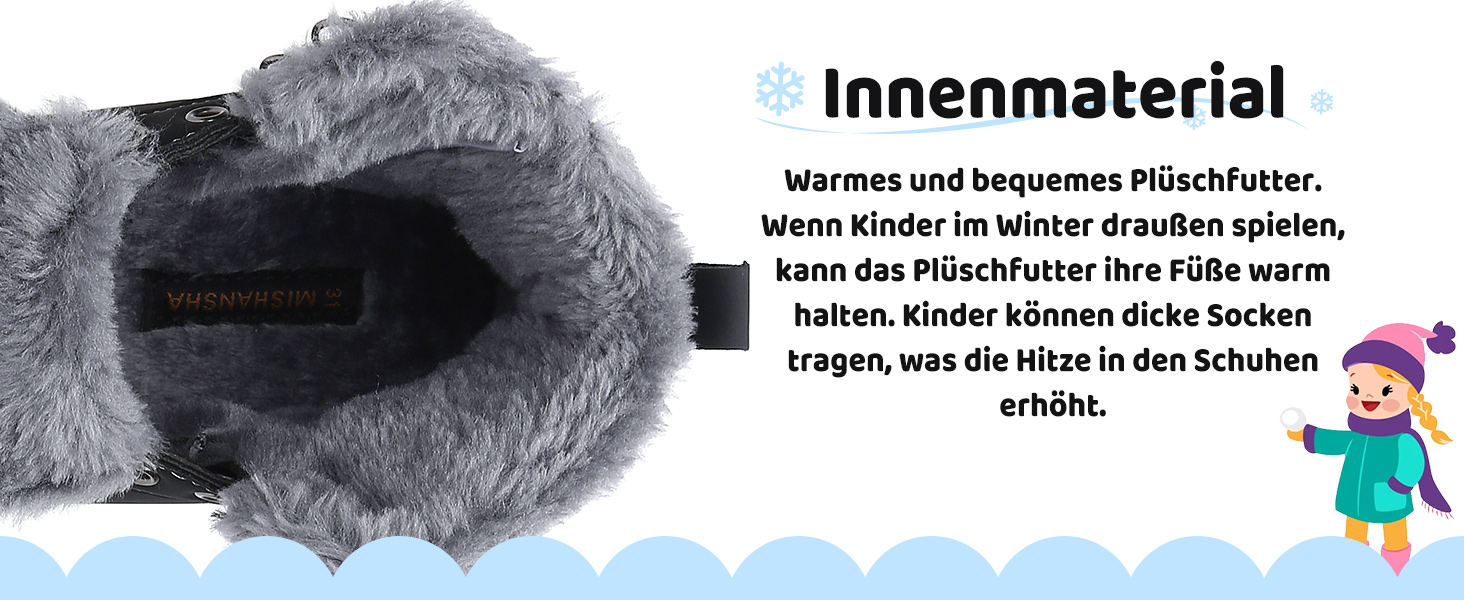 Дитячі зимові черевики Mishansha для хлопчиків та дівчаток, теплі, водонепроникні, коричневі, розмір 36 EU
