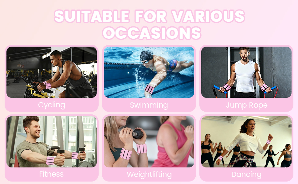 Набір вантажів для зап'ястя та рук Zorplex 2 шт. (по 0.45 кг) – для фітнесу, йоги, пілатесу, танців, кардіо та аеробіки