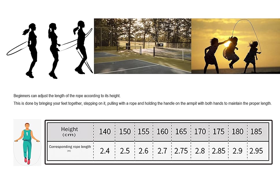 Стрибковий скакалка Tzviod зі сферичними підшипниками, регульована довжина, неслизька ручка з ABS-пластику, для домашніх тренувань, схуднення та боксу - фітнес для дорослих