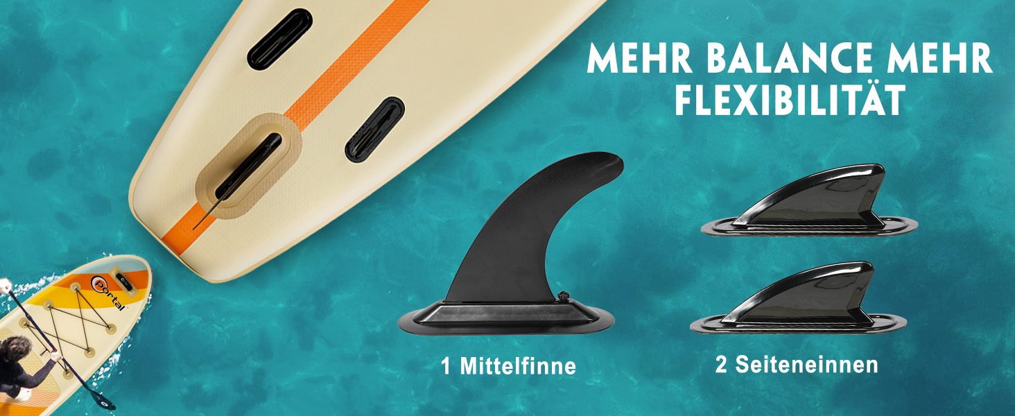 Надувний SUP-борд Portal Stand Up Paddle Board 10'6' (320 см) з аксесуарами: насос, весло, лінія, фініс, сумка, чохол для телефону