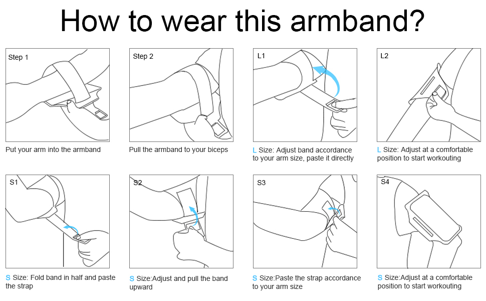 Спортивний браслет для Samsung Galaxy S25/S24/S23/S22 Ultra/Plus/FE, JEMACHE з кріпленням для навушників Buds Plus (Чорний)