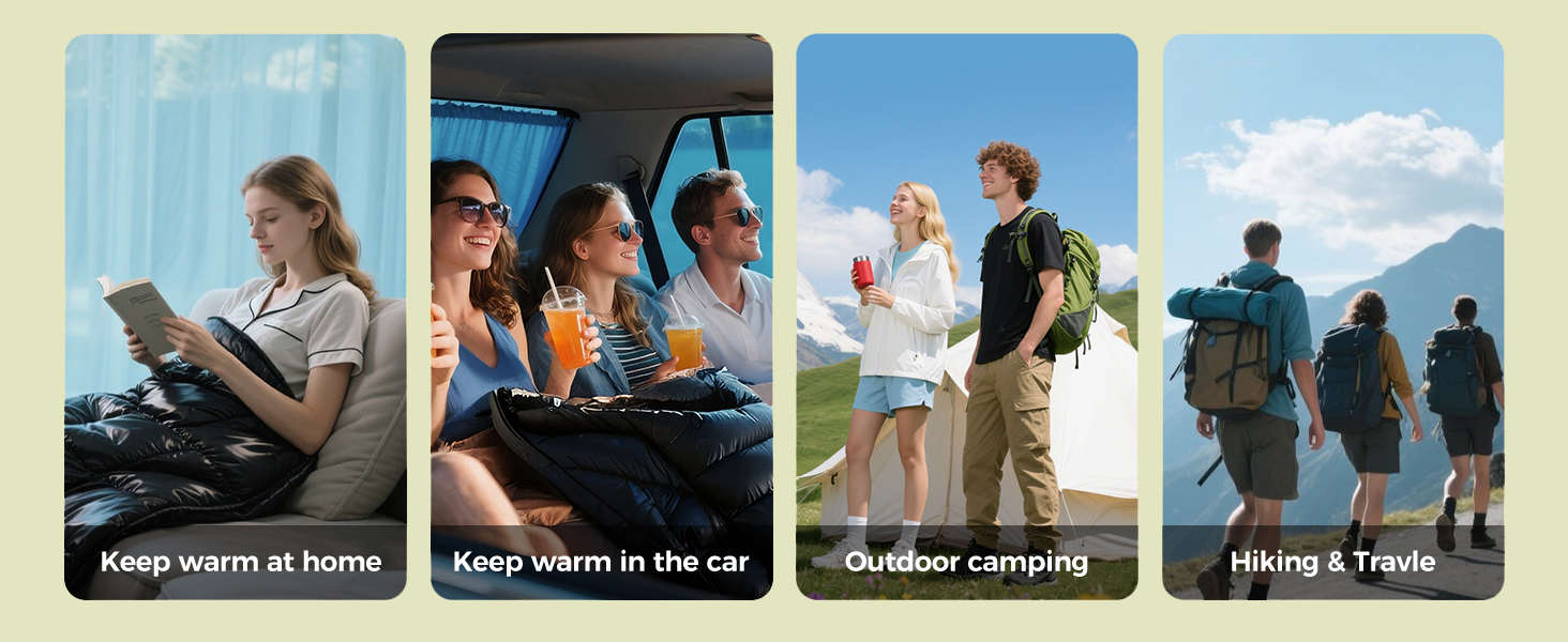 Спальний мішок BUERTS Daunen, 620FP, компактний, для дорослих та підлітків, 16°C, чорний