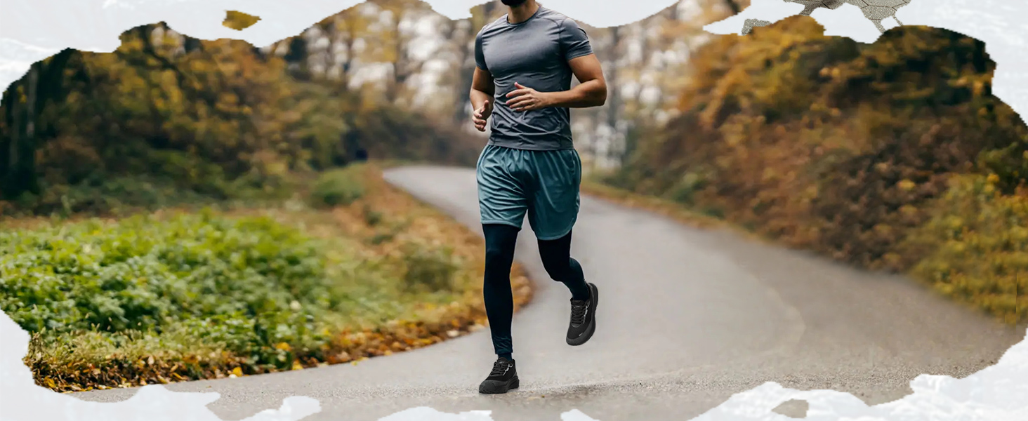 Кріцелі: бігові кросівки для чоловіків з широкою передньою частиною. Ідеальні для трейлраннінгу, бігу по дорогах, трекінгу, спорту та фітнесу. Чорний колір, розмір 44 EU