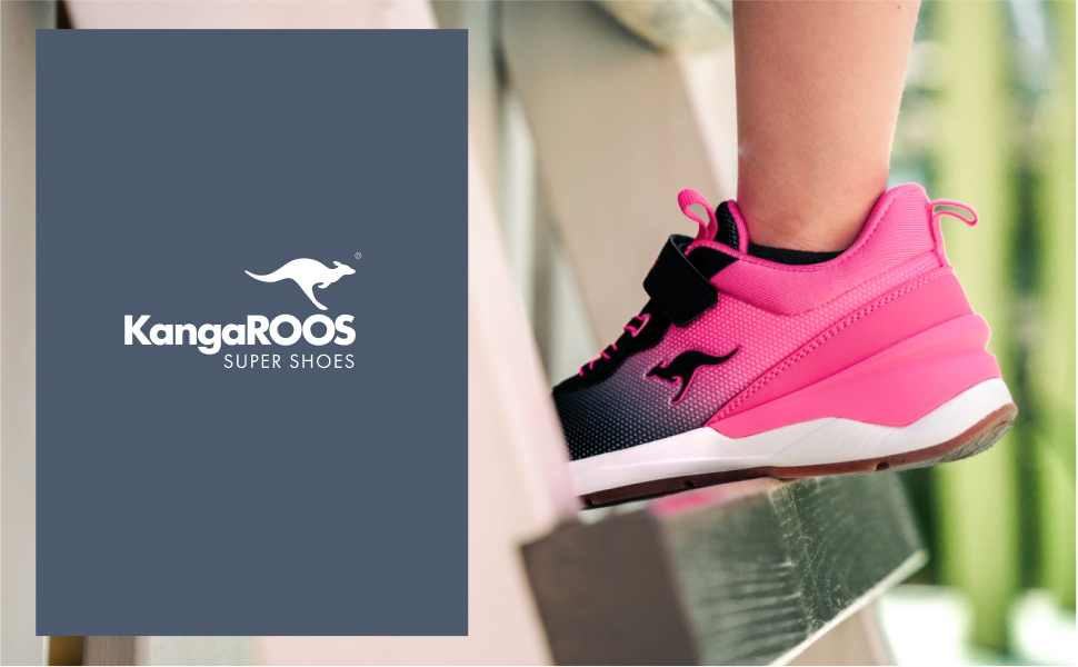 Дитячі кросівки KangaROOS K5-super Court Ev, унісекс, 31 EU, блакитний/чорний