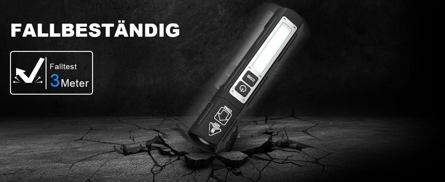 Ліхтар налобний LED Banral, перезарядна міні-лампа, 8 режимів, водонепроникний, для кемпінгу, туризму, риболовлі, активного відпочинку, чорний