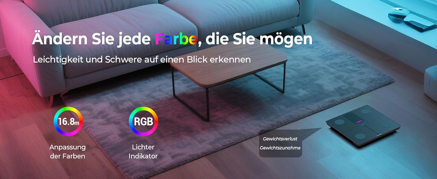 Ваги Ovutek для людей, цифрові ваги з аналізом складу тіла, 180 кг, дисплей, BMI, жир, м'язи, вода, 14 показників, фітнес-додаток, чорний