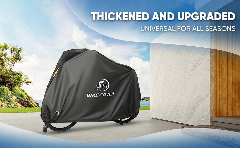 Чохол для велосипеда VARUN, водонепроникний, з анти-крадіжним отвором, чорний, розмір M