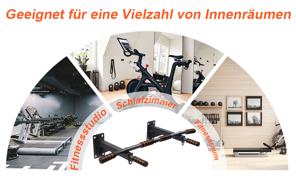 Стійка для підтягувань настінна, з 6 нековзними ручками, для дому, TRX, фітнесу та тренувань