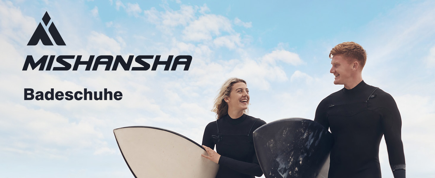 Чоловічі та жіночі аквашузи Mishansha для плавання та відпочинку на пляжі, чорні, 39 EU