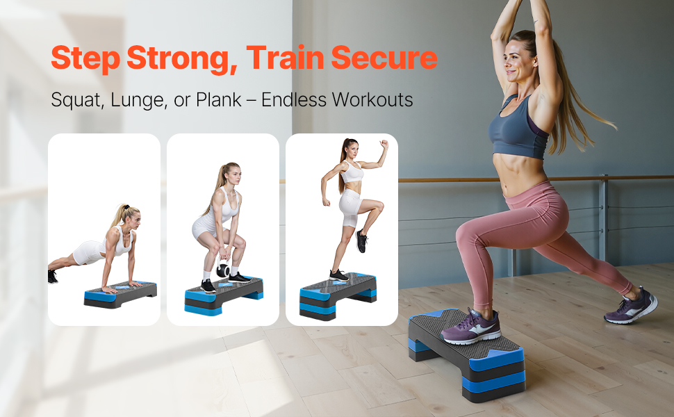 Платформа для аеробіки VEVOR (Блакитна)