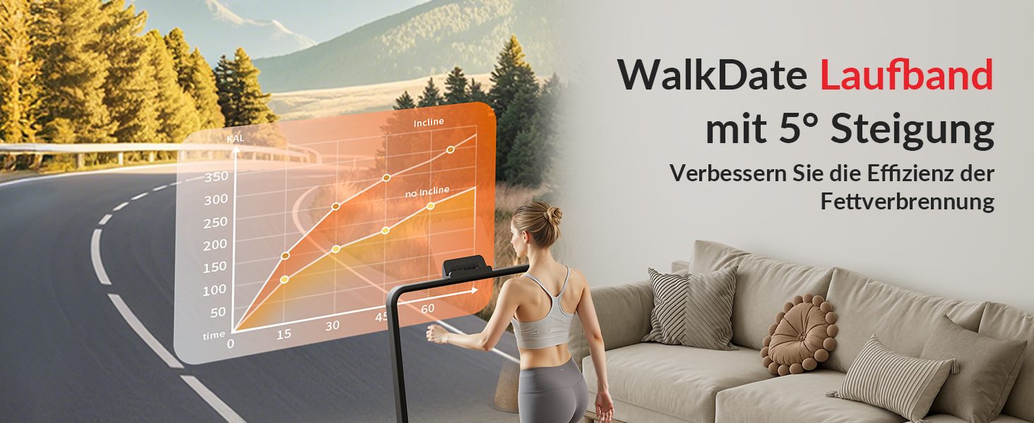 Біговий доріжки з нахилом 5%, компактний під стіл для дому та офісу, портативна бігова машина з LED дисплеєм, пульт дистанційного керування, вантажопідйомність 150 кг, 2.5HP тихий двигун (Чорний/Червоний)