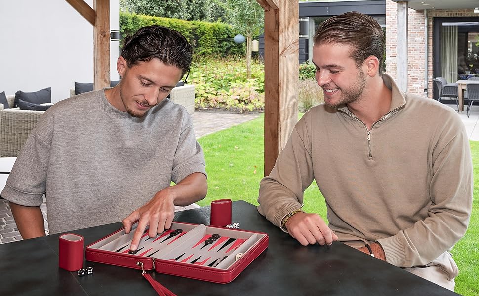 Чемоданчик для настільної гри шашки Engelhart 9 дюймів бежево-оранжево-чорний