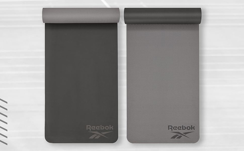 Reebok двосторонній килимок для йоги 6 мм