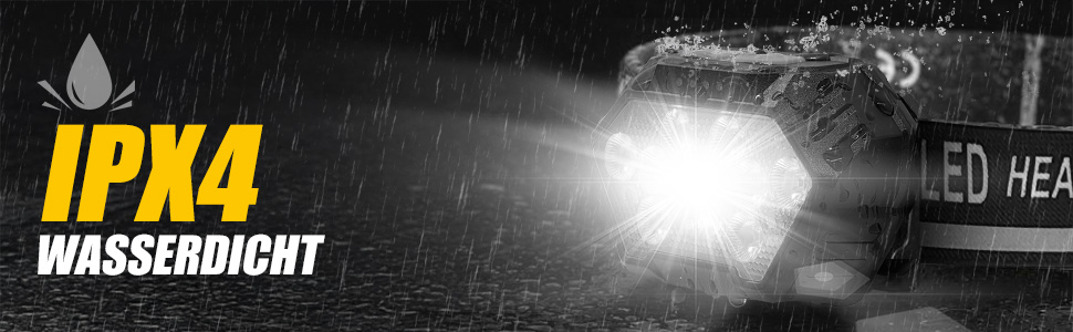 LED налобний ліхтар налобний ліхтар, перезаряжається, 9 LED, 1500mAh, кут нахилу 45°, 4 режими світла з датчиком руху, червоне світло, водонепроникний IPX4, для бігу вночі, піших прогулянок, кемпінгу, риболовлі, чорний