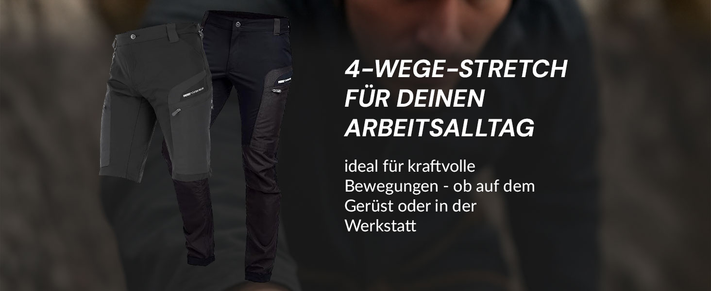 Чоловічі шорти для трекінгу PUMA Workwear Pro-One Adventure — міцний нейлон, 4-way stretch, Sky Blue, розмір L