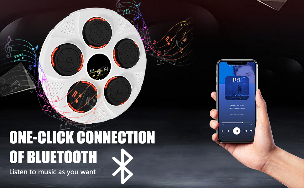 Тренажер Vinteky Bluetooth музичний боксерський для спритності дітей і дорослих