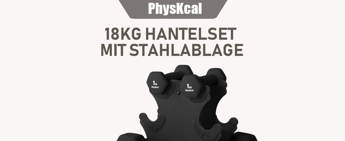 Набір гантелей KurzhanTel-Set 30 кг з підставкою для домашніх тренувань та фітнес-залу | Чорний