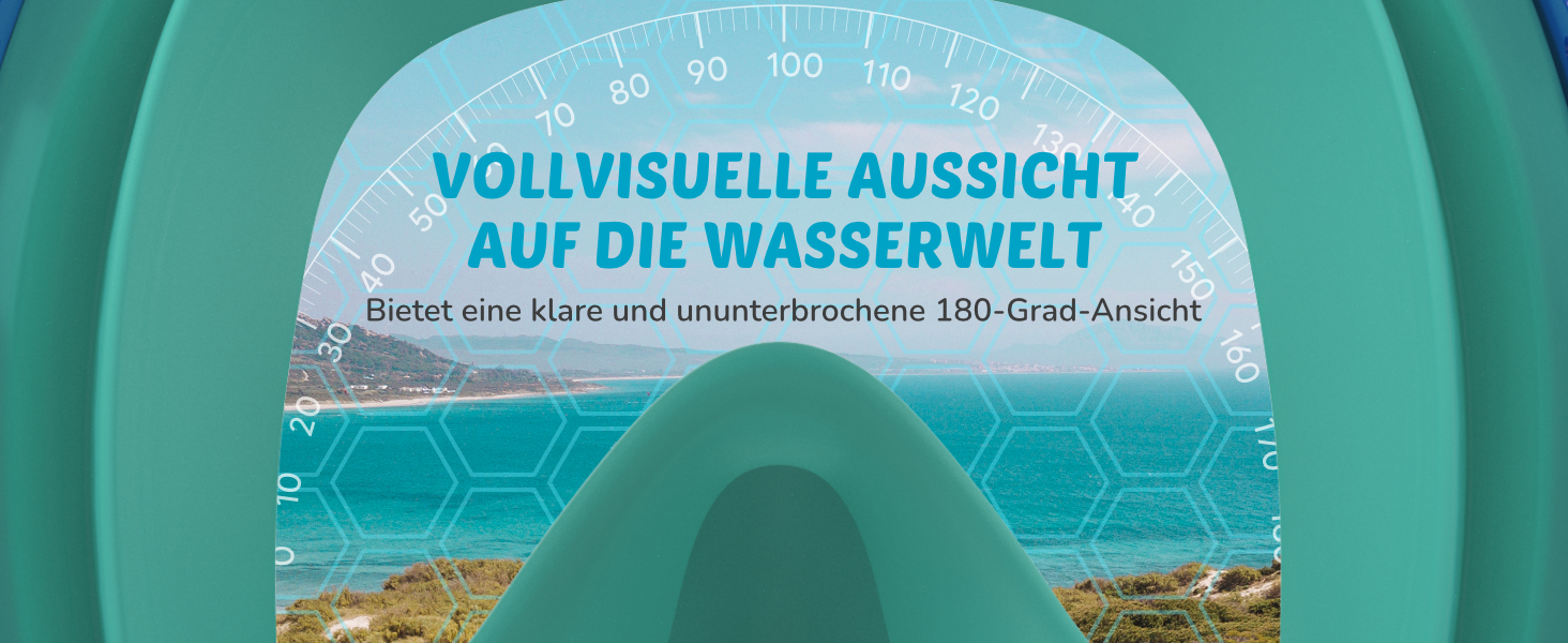 Маска дитяча 2RISE, захист CO2 і запотівання, синьо-зелена