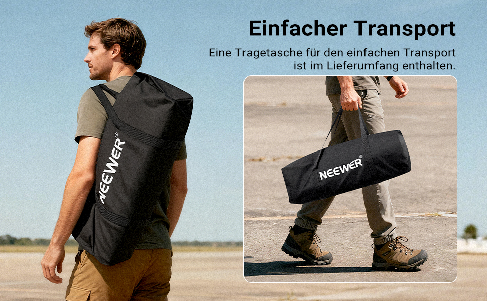 Сітка для піклболу NEEWER 6ft - широка сітка для бадмінтону, портативна, складна, для тренувань в приміщенні та на вулиці