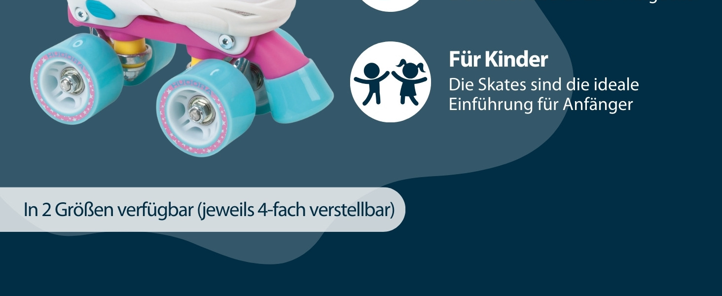 Роликові ковзани HUDORA Wonders: регульовані, дитячі, 32-35 Single