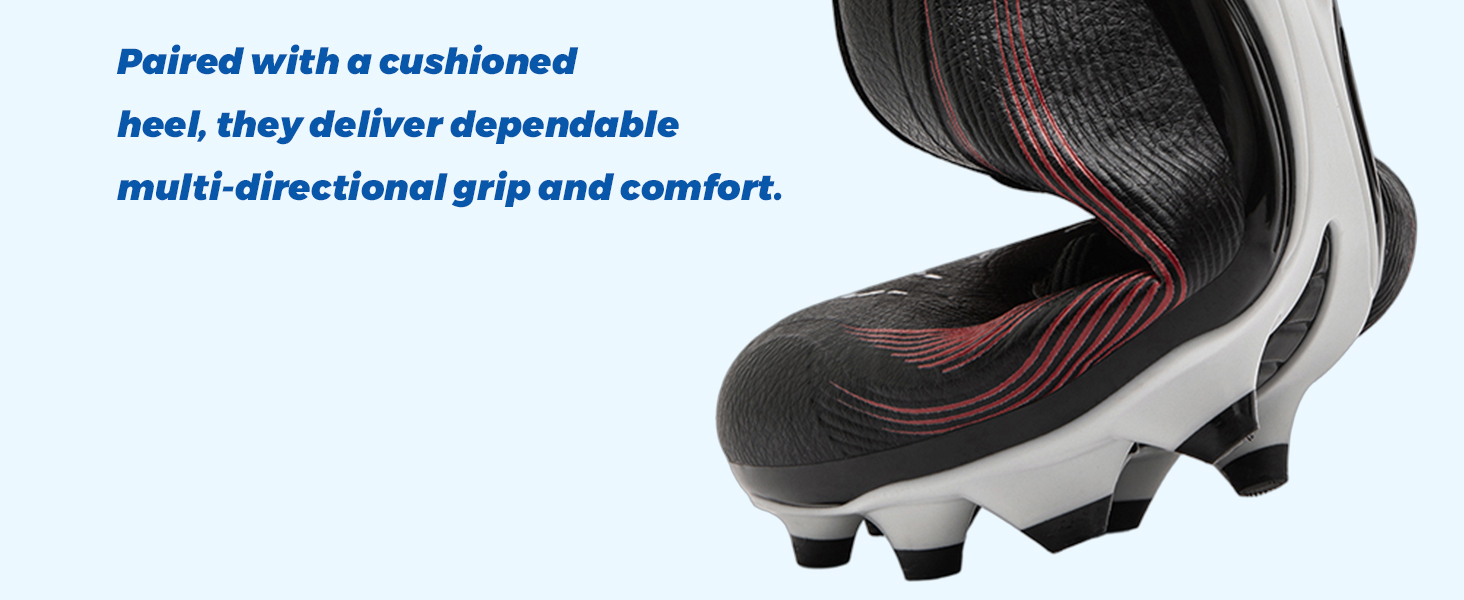 Футбольні бутси для чоловіків та хлопчиків, шипована підошва, мікрофібра, для штучного газону, білі та червоні, розмір 35 EU, блакитні