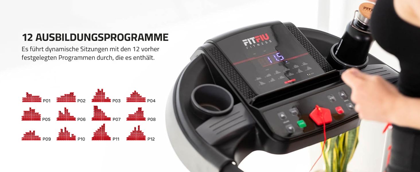 Біговий тренажер FITFIU MC-200: компактний, складний, з LCD-дисплеєм та пульсометром для дому та офісу