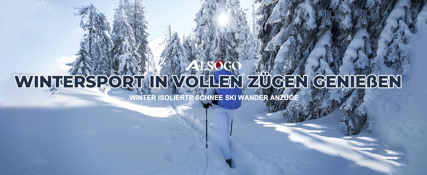 Жіночий комплект гірськолижний (куртка та штани) ALSOGO, чорний, 2XL, водонепроникність 10.000 мм, тепла зимова куртка з капюшоном, для катання на лижах та сноуборді