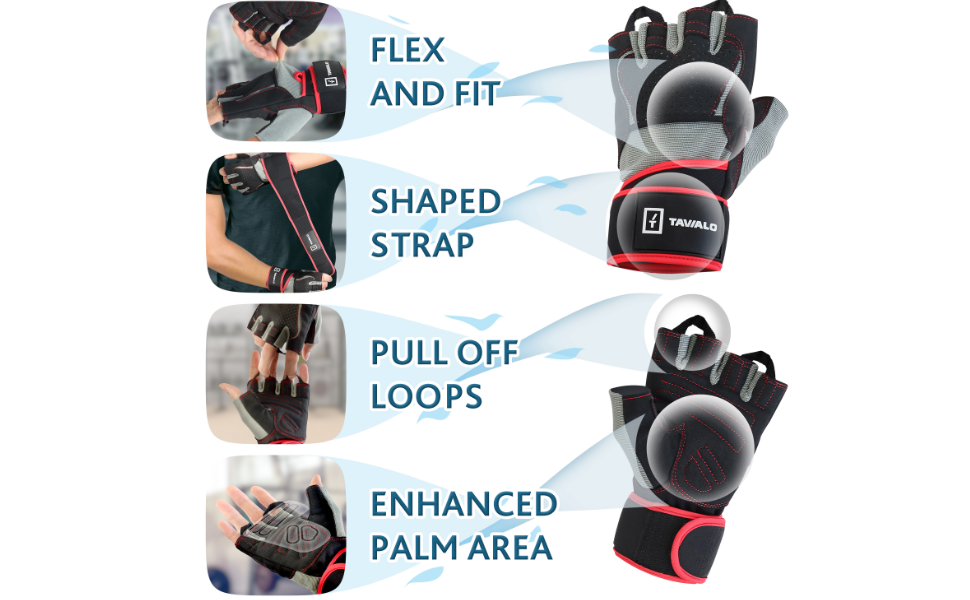Рукавички для фітнесу та тренувань чоловічі Fitnesshandschuhe L (19-22 см), різні кольори (сірий/чорний/червоний), подвійна шкіра, для силових тренувань, бодібілдингу, кросфіту, без AZO та фталатів, сертифікат CE