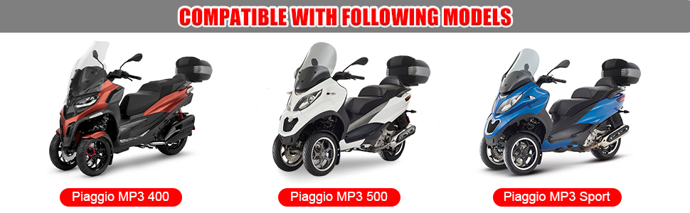 Водонепроникний чохол для мотоцикла Piaggio Vespa GTV GTS GT60/125/200/250/300 (з багажником), 420D Oxford, для зберігання на вулиці