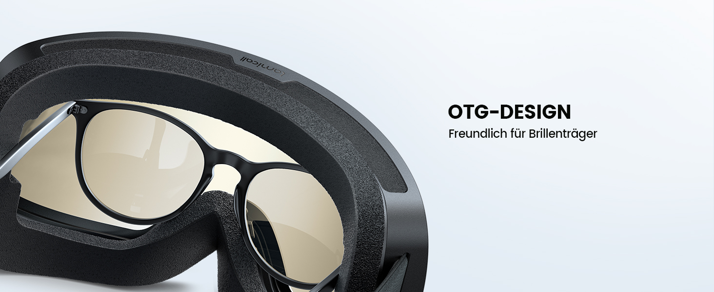 Ламікал - Скі-маска для чоловіків та жінок, сноуборд маска з OTG - [Ultra HD та ширший огляд] - Топ маска для катання на лижах з захистом від запоту, захисна маска для сноуборду з дзеркальним покриттям, скі-маска UV400 з захистом від відблисків (Покращена версія - чорний каркас - золотий (VLT: 11%))