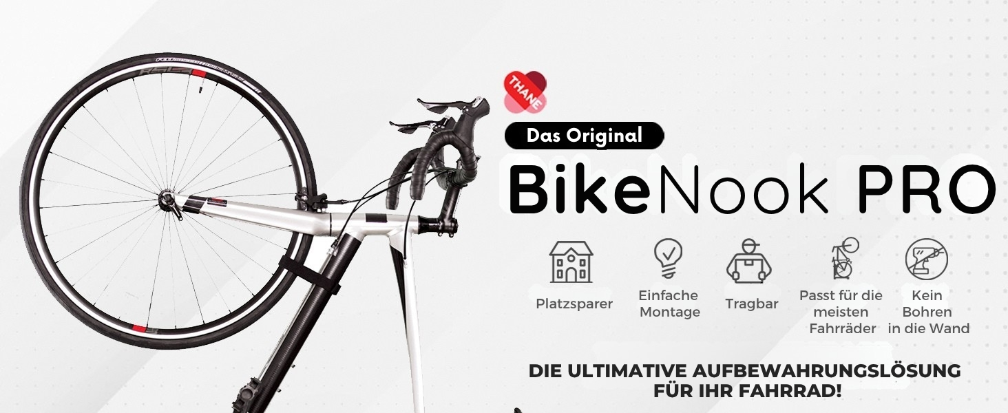Підставка для велосипеда Bike Nook Pro: вертикальна, для гаража та дому, з корзиною, 1 шт.