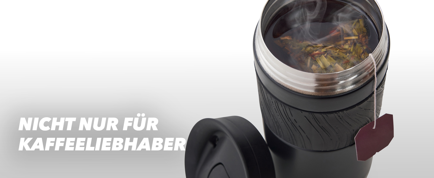 Термокружка Contigo Byron Snapseal 470 мл, нержавіюча сталь, Licorice - герметична, для кави, без BPA