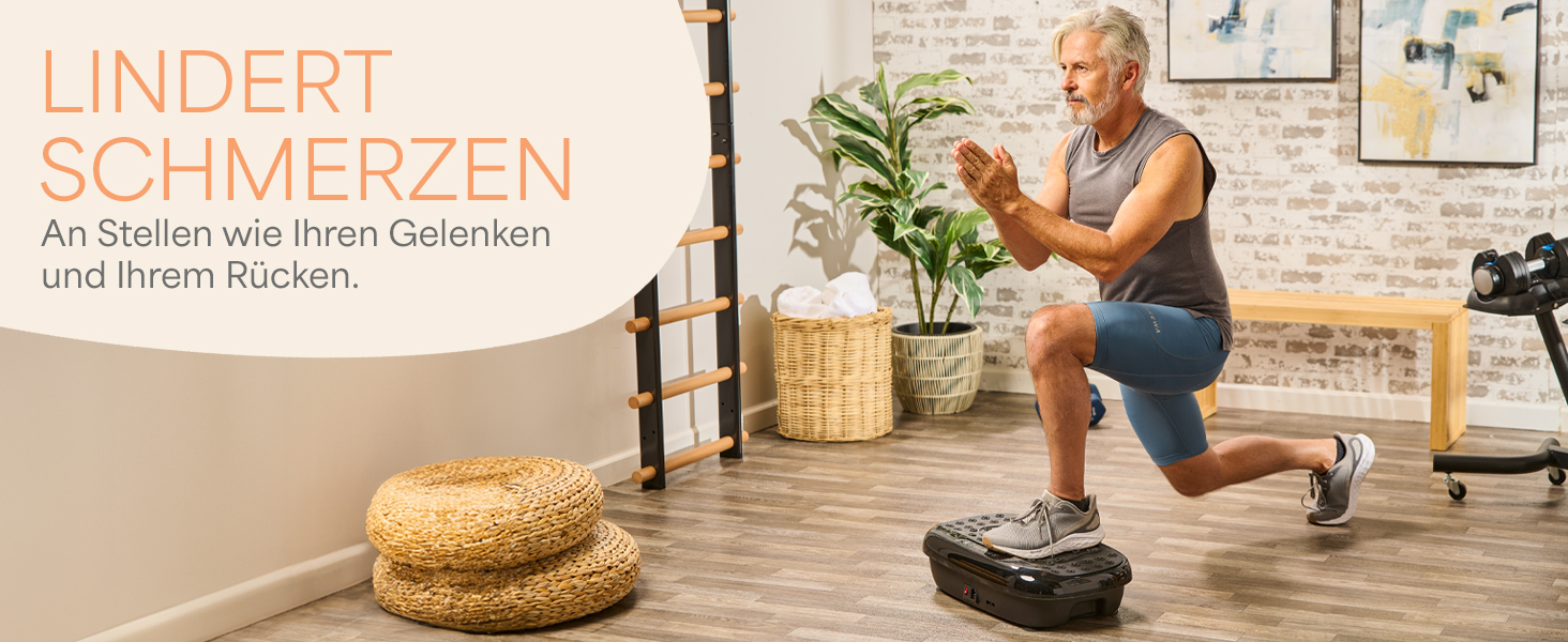 Вібраційна платформа для тренувань всього тіла – фітнес-тренажер для дому