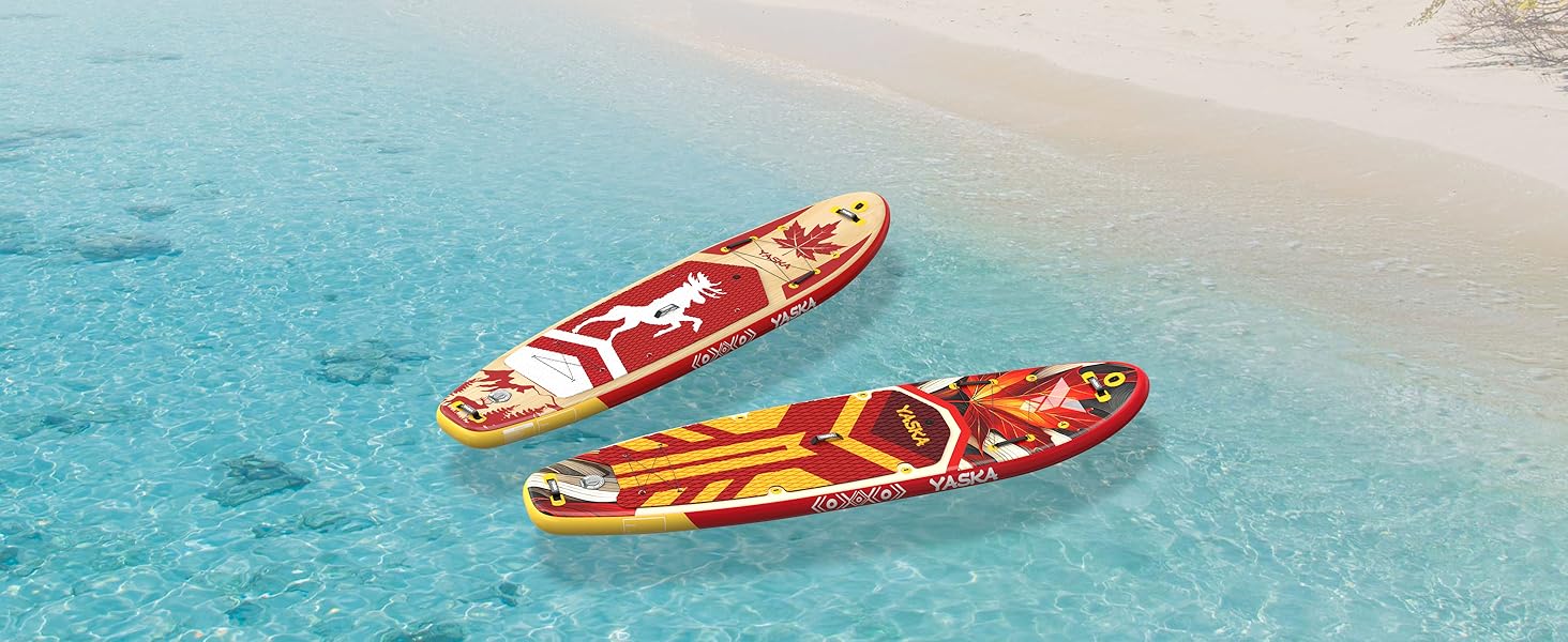 Надувний SUP-борд YASKA - преміум якість, універсальний кріплення для камери, повний комплект аксесуарів для дорослих та підлітків