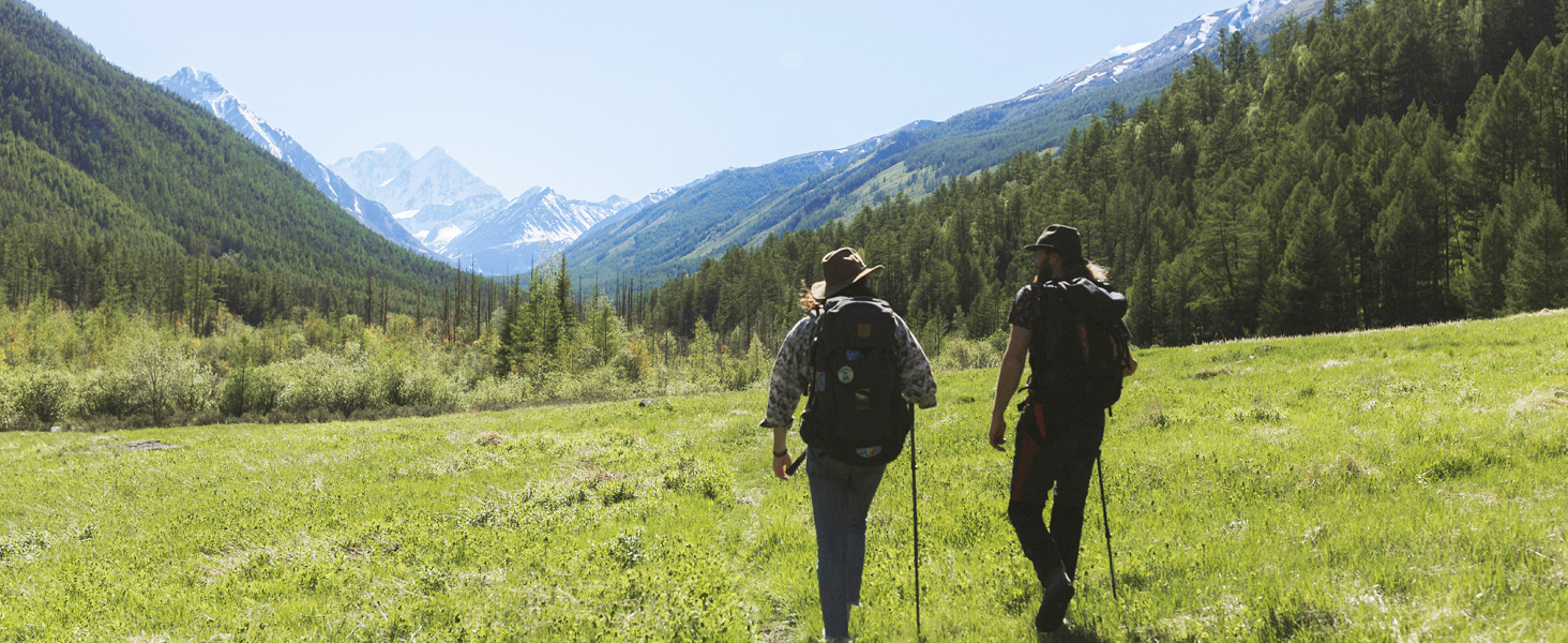 Чоловічі трейлові кросівки HOBIBEAR для трейлраннінгу, трекінгу та хайкінгу. Широка передня частина, не слизька підошва, чорний колір, 44 EU