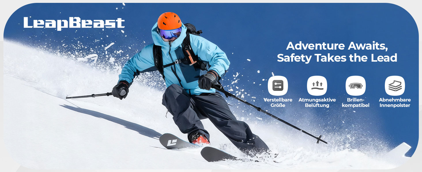 Шолом гірськолижний чоловічий, сірий, з вентиляцією, полікарбонат, захист від ударів, унісекс, розмір L