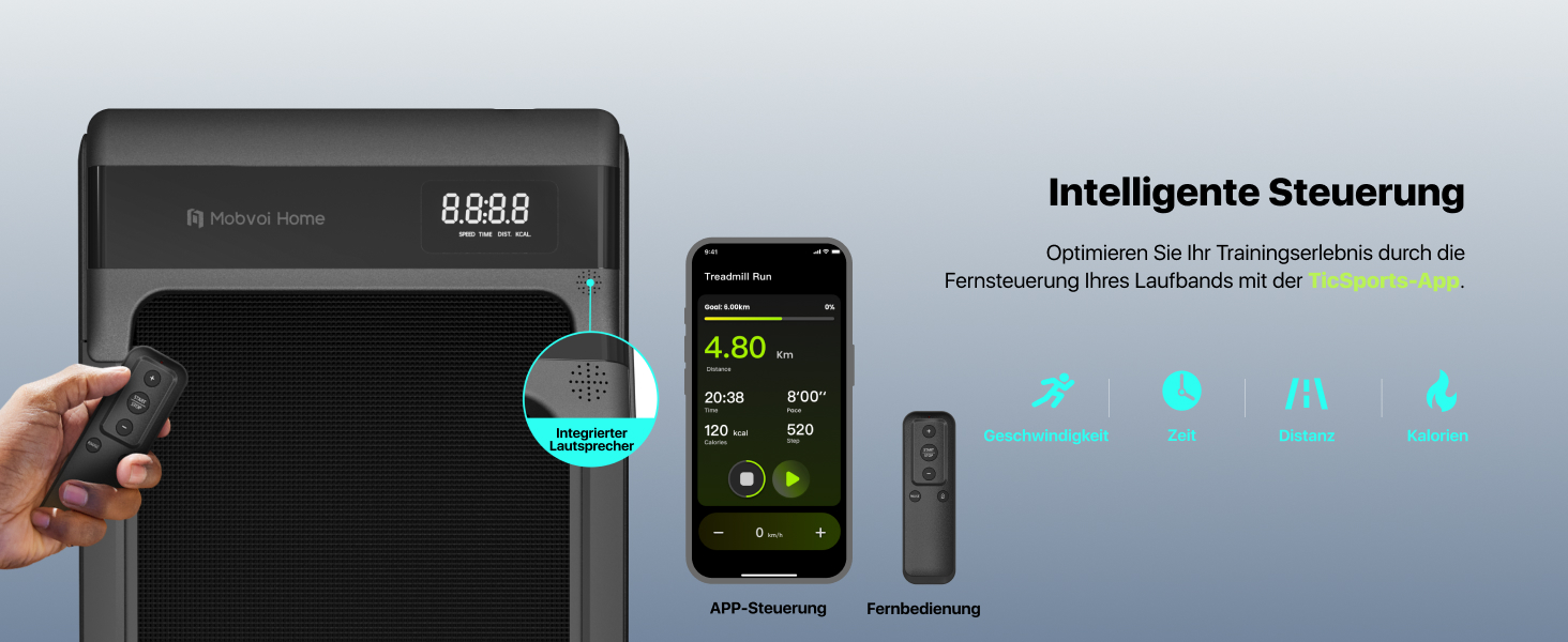Walking Pad Fit: Компактний біговий тренажер для дому та офісу від Mobvoi (TicSports)